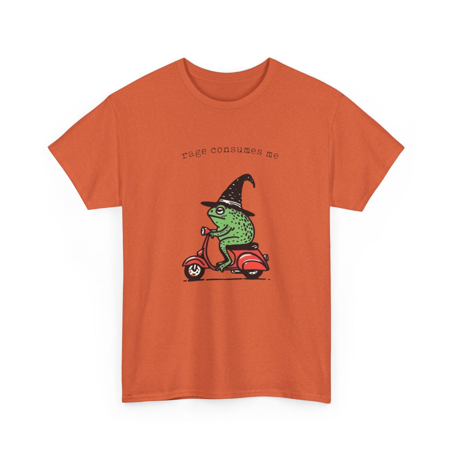 Rage Consumes Me Hilarious Frog Graphic T Shirt NEW Heavy Cotton Tee