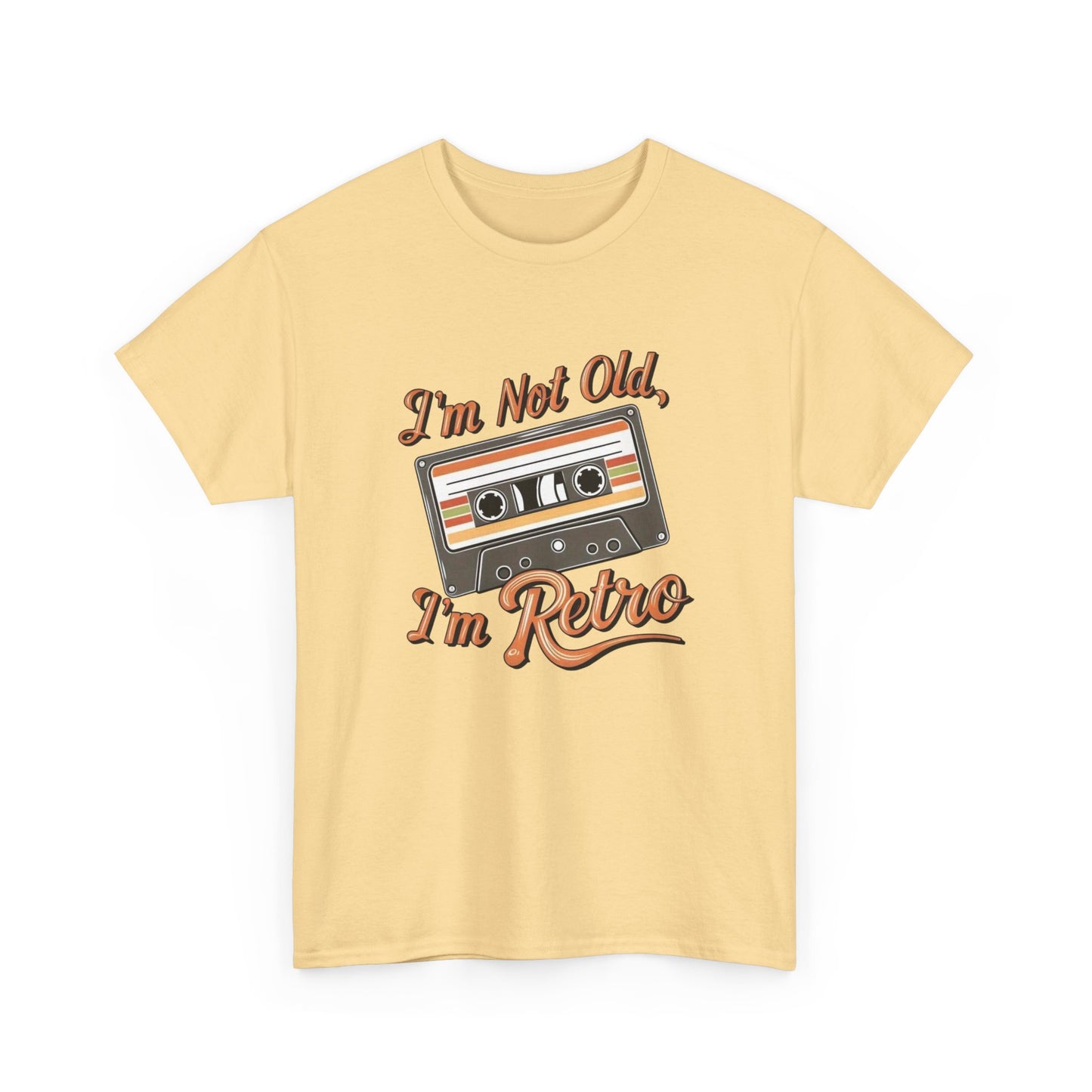I'm Not Old I'm Retro Graphic T Shirt NEW Unisex Heavy Cotton Tee