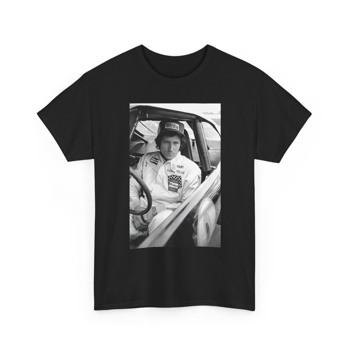 Dale Earnhardt Vintage Racing Graphic Retro Unisex Heavy Cotton Tee