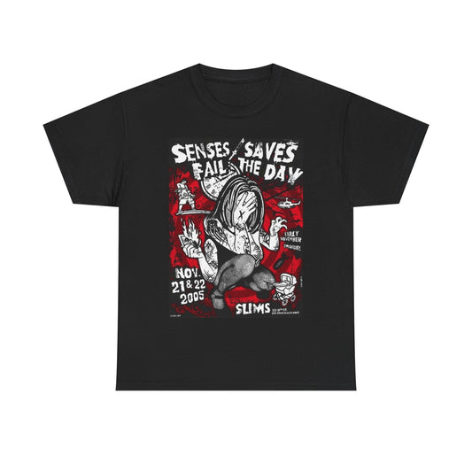Senses Fail Shirt Retro Emo Rock Band Merch Punk Unisex Heavy Cotton Tee