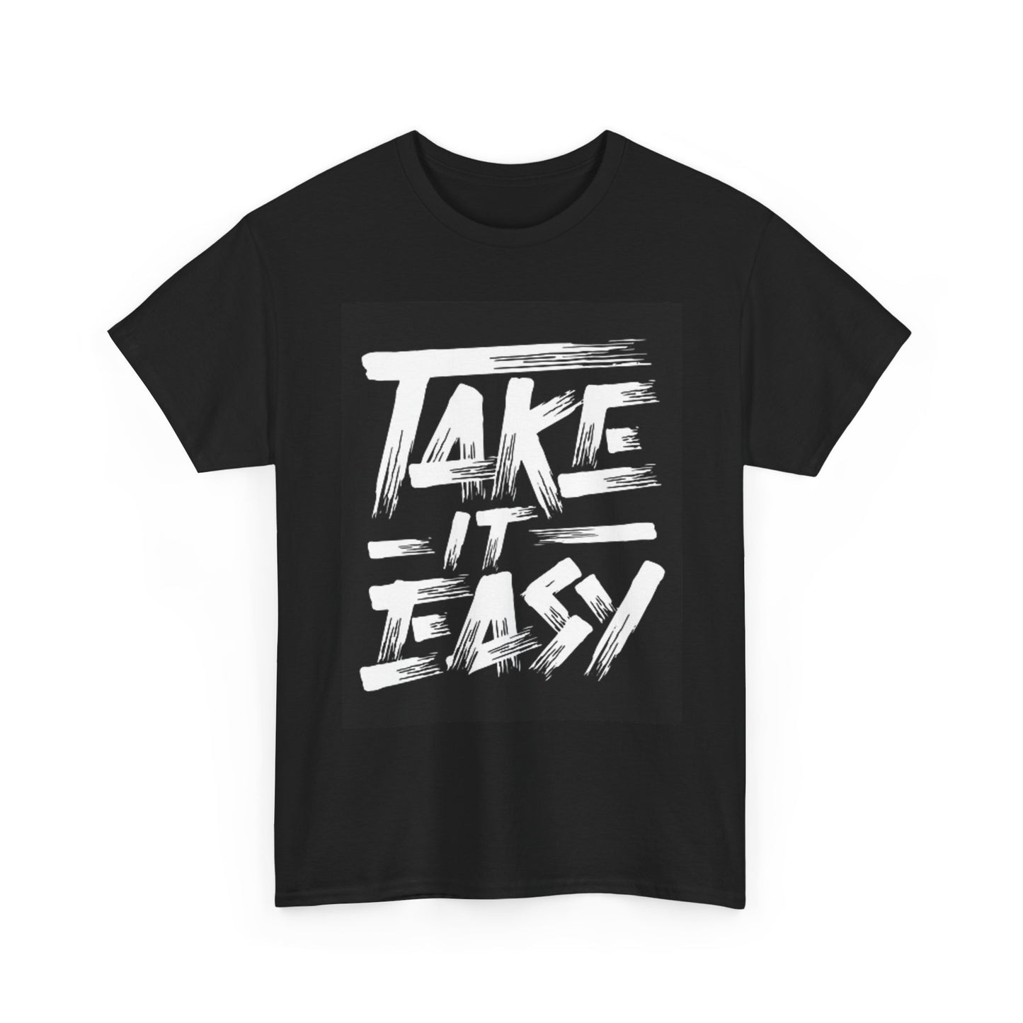 Take It Easy Graphic T Shirt Retro Unisex Heavy Cotton Tee