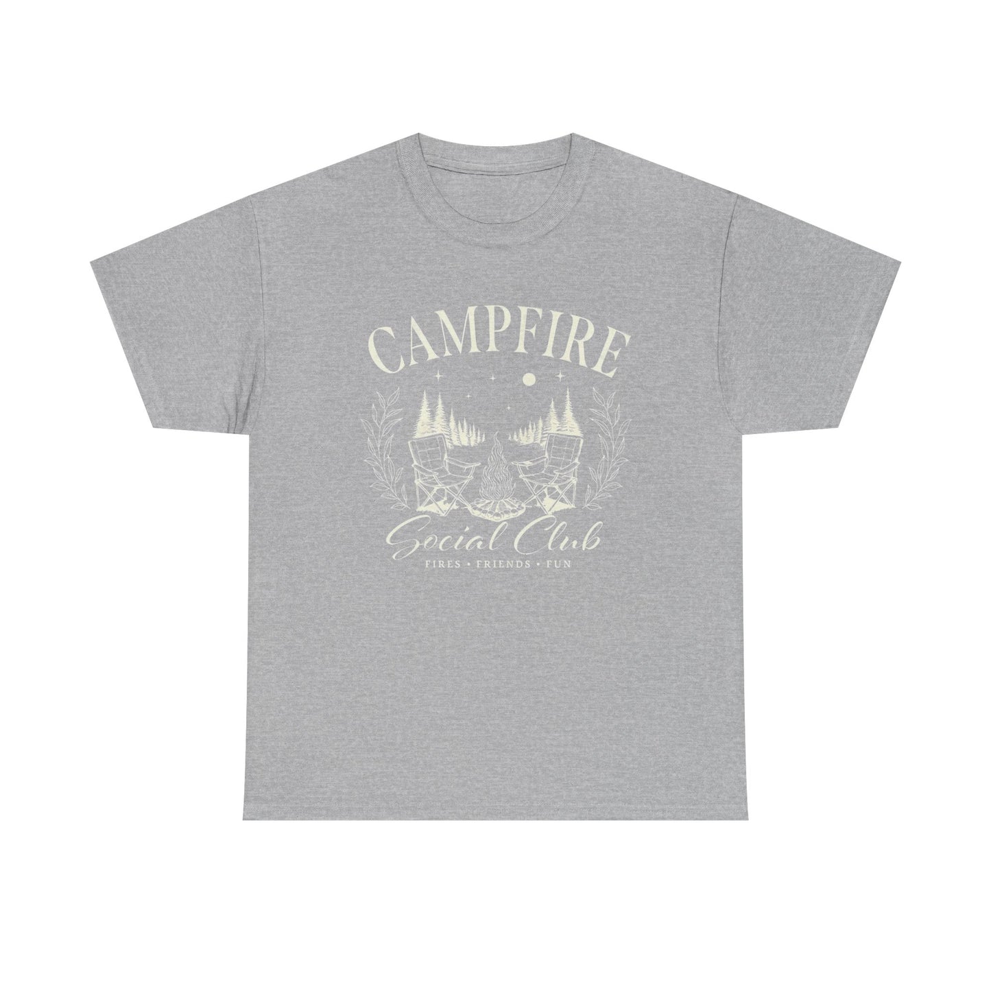 Campfire Social Club Graphic T Shirt Unisex Heavy Cotton Tee