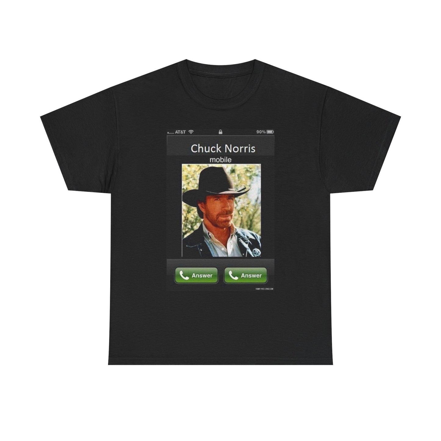 Chuck Norris Calling Funny Graphic T Shirt NEW Cotton Tee Gift