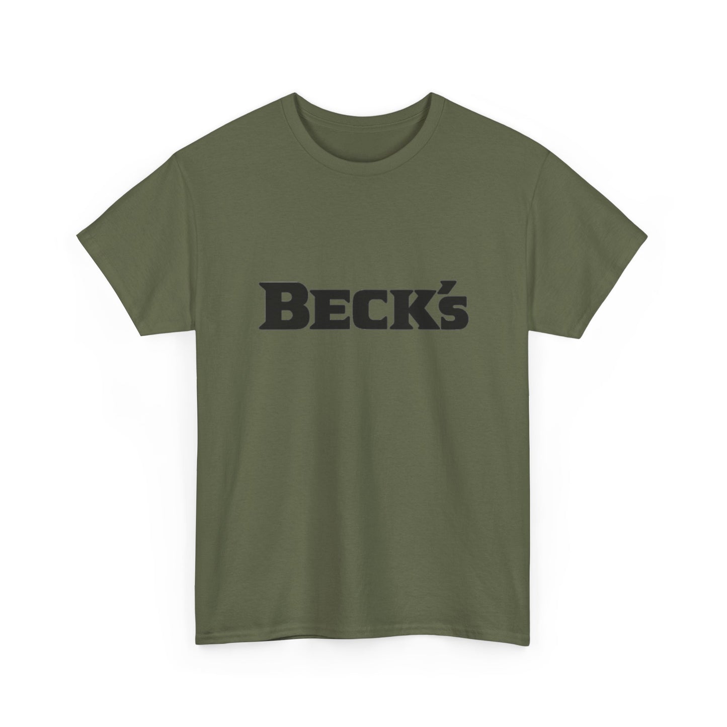 Becks Beer Vintage Tee Graphic T Shirt NEW Unisex Heavy Cotton Tee