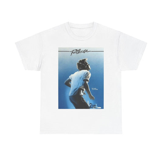 Footloose Tshirt Vintage Movie Poster Retro Graphic Unisex Heavy Cotton Tee