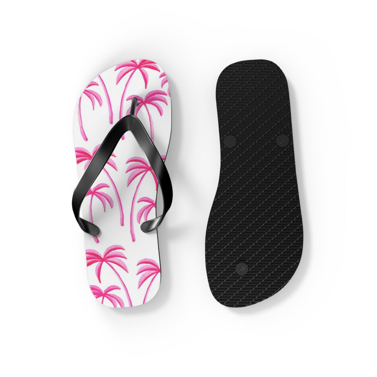 Pink Palms Sandals Summer Flip Flops Slides BRAND NEW