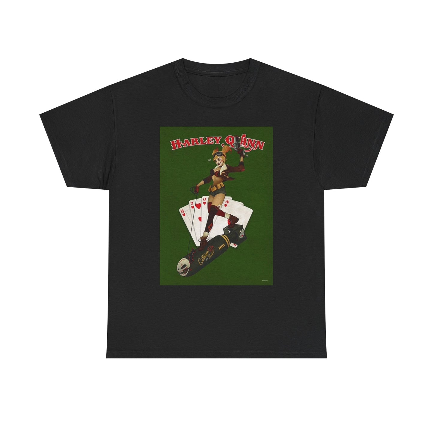 Harley Quinn Graphic T Shirt Vintage Poster Retro Unisex Heavy Cotton Tee