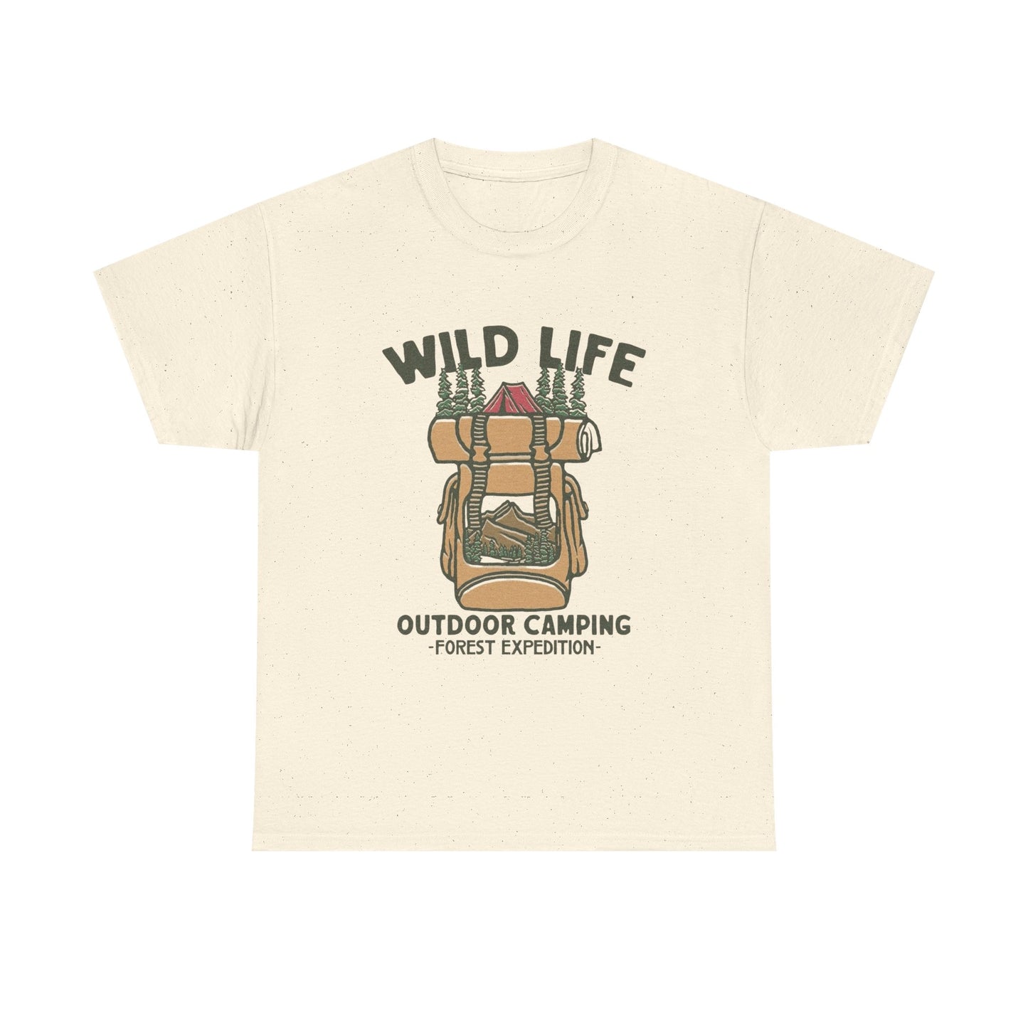 Wildlife Outdoor Camping Graphic T Shirt NEW Adult Tee