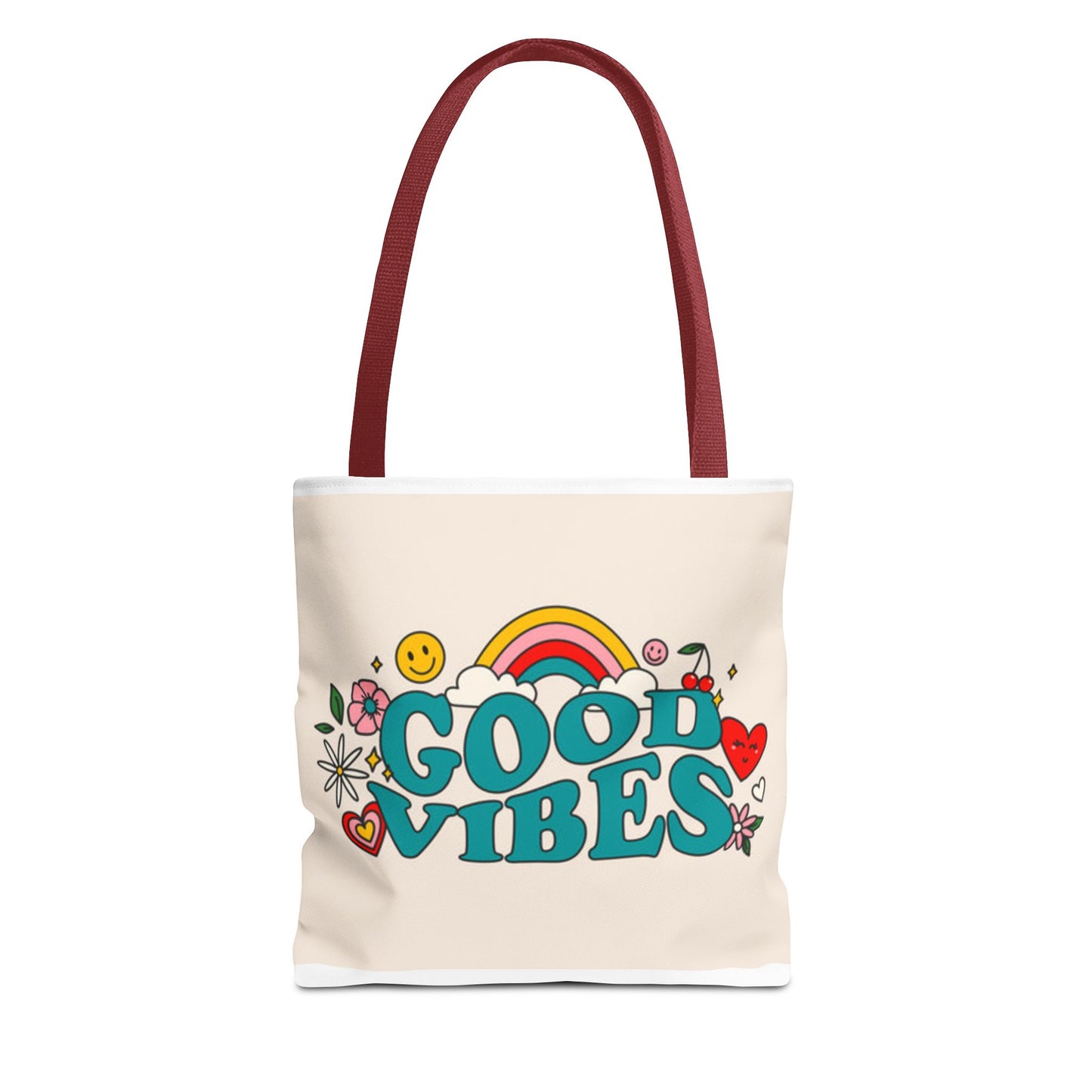 Good Vibes Beach Tropical Tote Bag (AOP)
