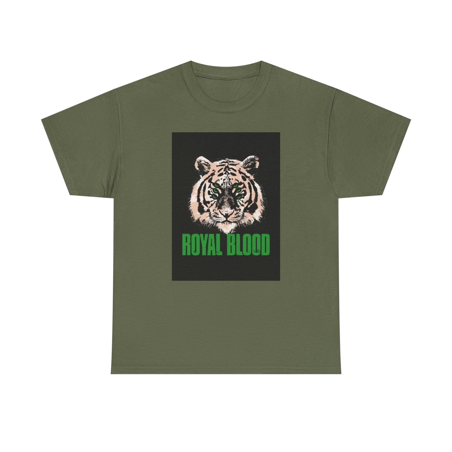 Royal Blood Tshirt Rock band Graphic Tiger Unisex Heavy Cotton Tee Vintage art