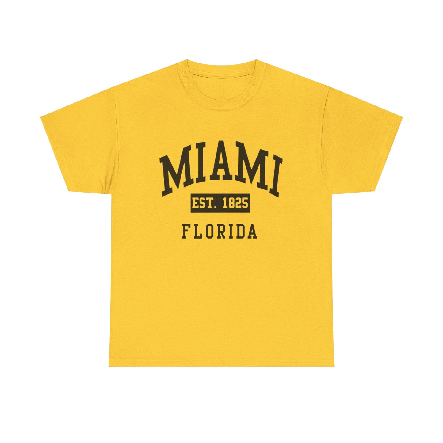 Miami Vintage Graphic T Shirt NEW Unisex Heavy Cotton Tee
