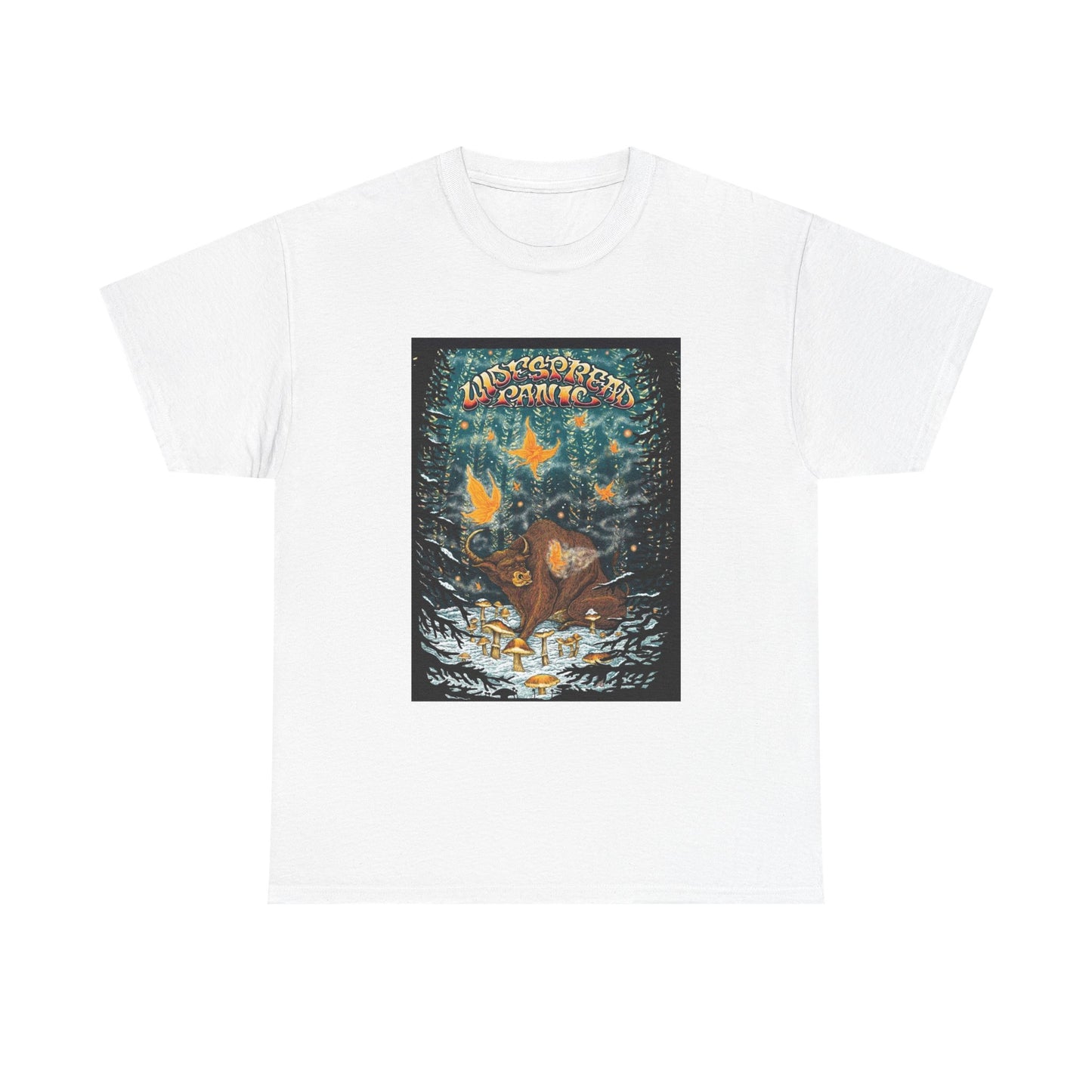Widespread panic Tshirt Vintage Tour Poster Retro Unisex Heavy Cotton Tee 2
