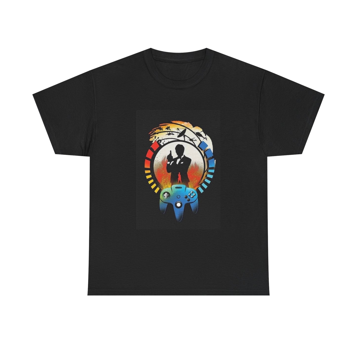 James Bond Goldeneye Tshirt Retro N64 Controller Game Graphic Unisex