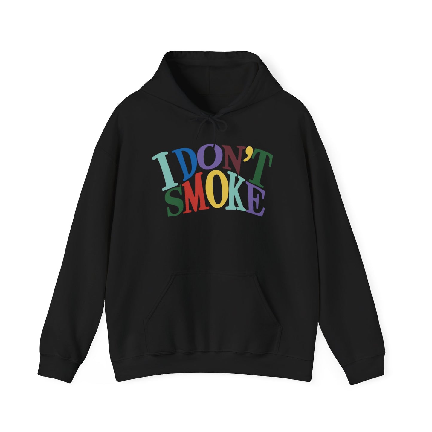 I Don't Smoke Graphic Hoodie Unisex Heavy Blend™ Hooded Sweatshirt