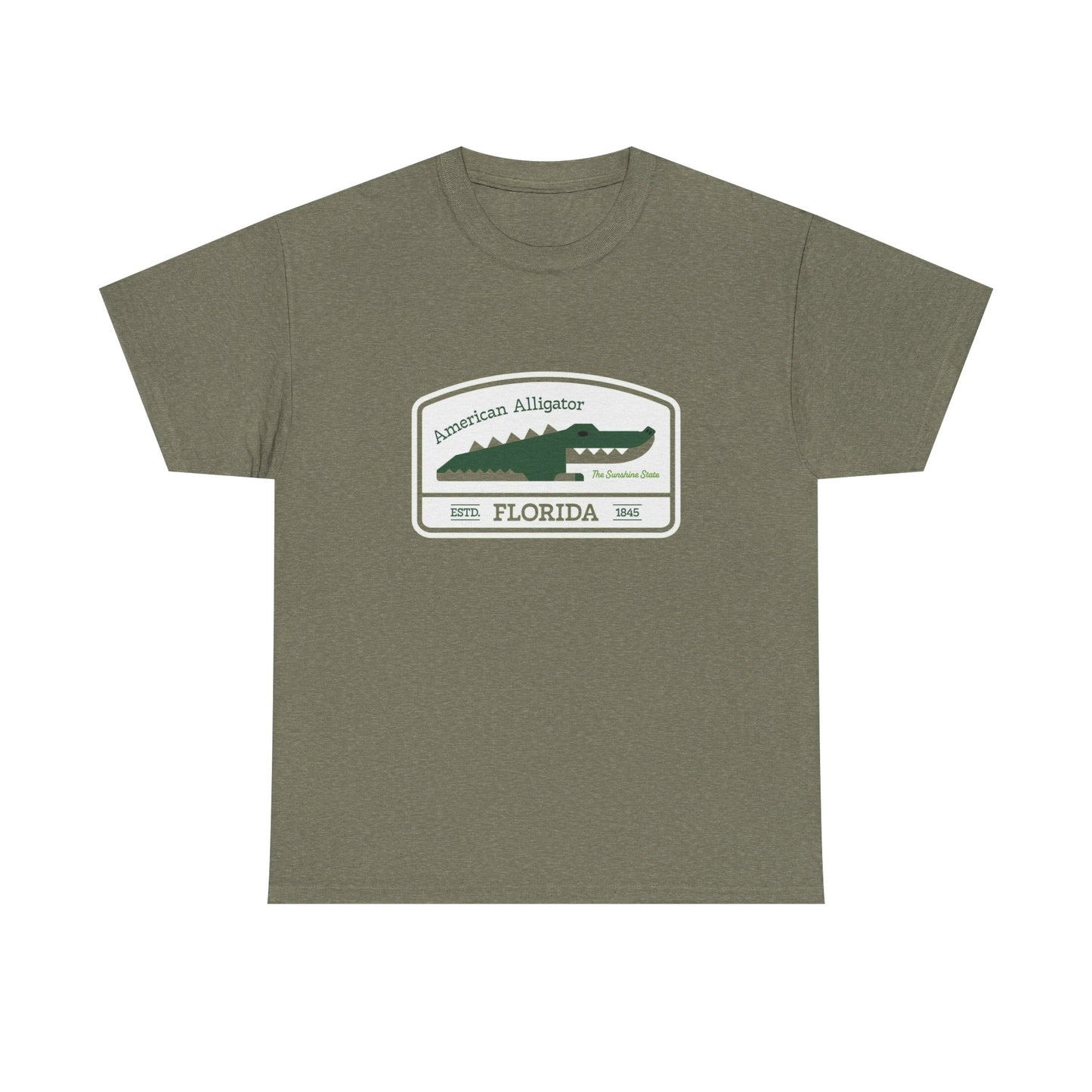 American Alligator Graphic T Shirt Heavy Cotton Tee