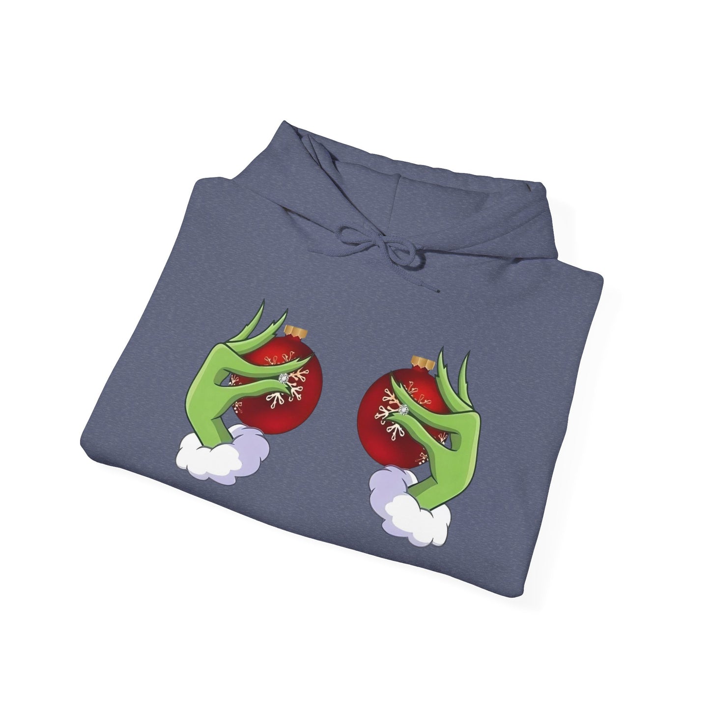 The Grinch Funny Graphic Hoodie Christmas Unisex Heavy Blend™ Hooded Sweatshirt