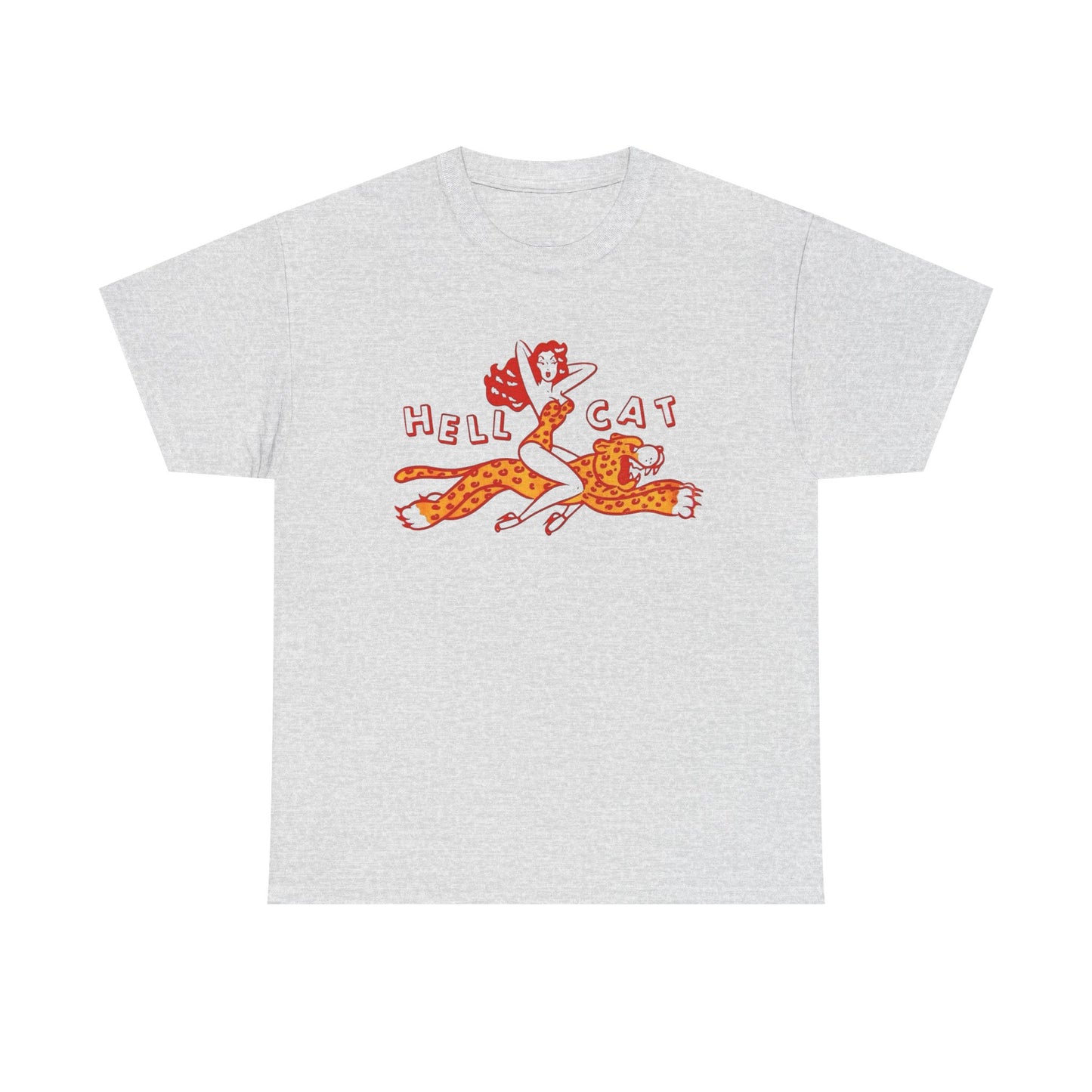 Hellcat Vintage Graphic T Shirt Unisex Heavy Cotton Tee NEW Gift