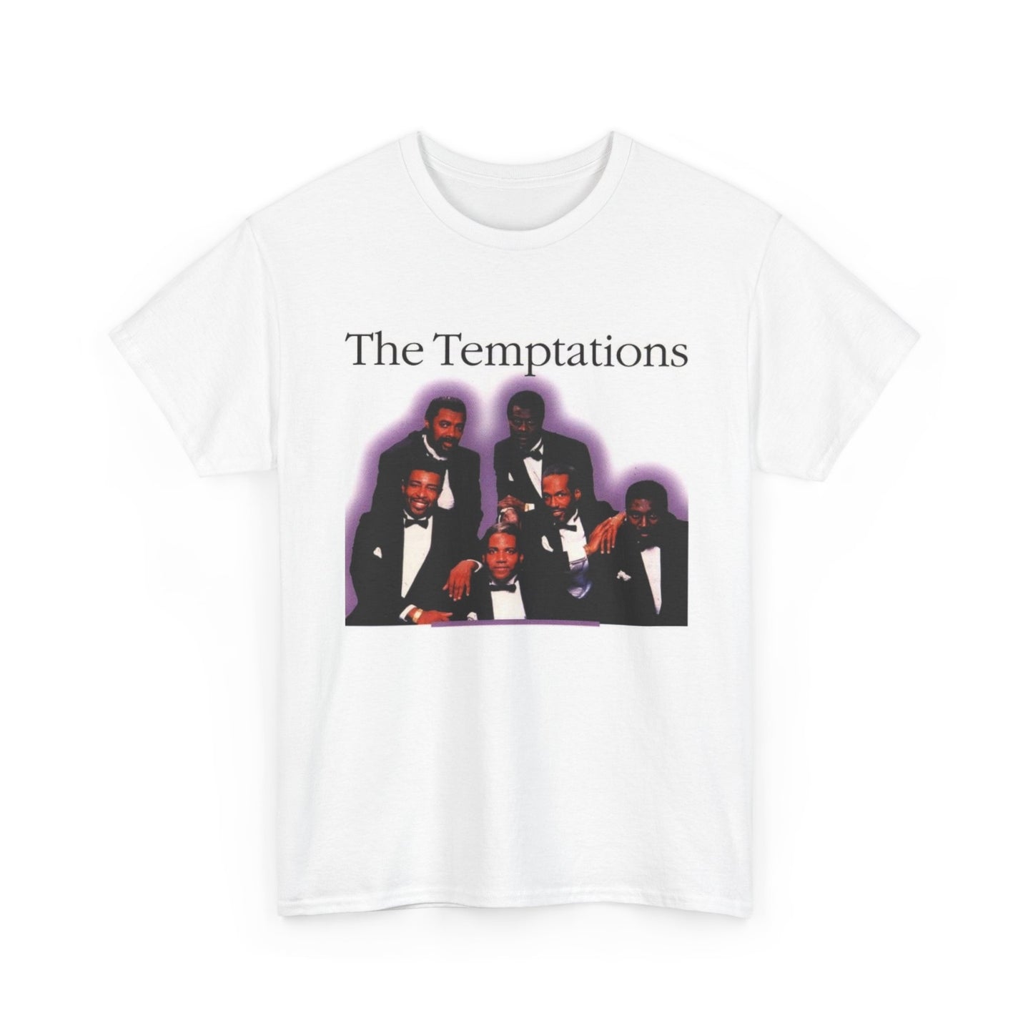 The Temptations Tshirt Cd Cover Vintage Concert Graphic Unisex Heavy Cotton Tee