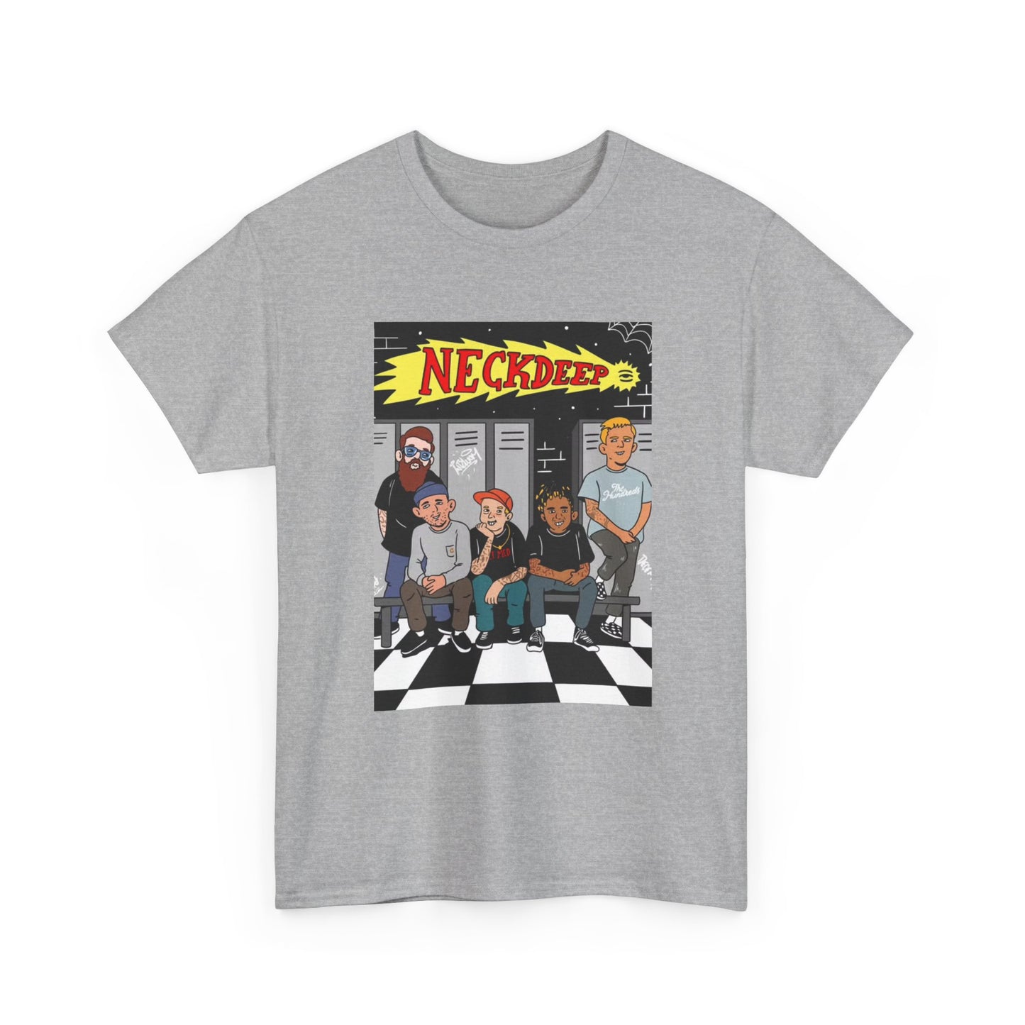 Neck Deep Tshirt Punk Rock UK retro Album art Unisex Heavy Cotton Tee