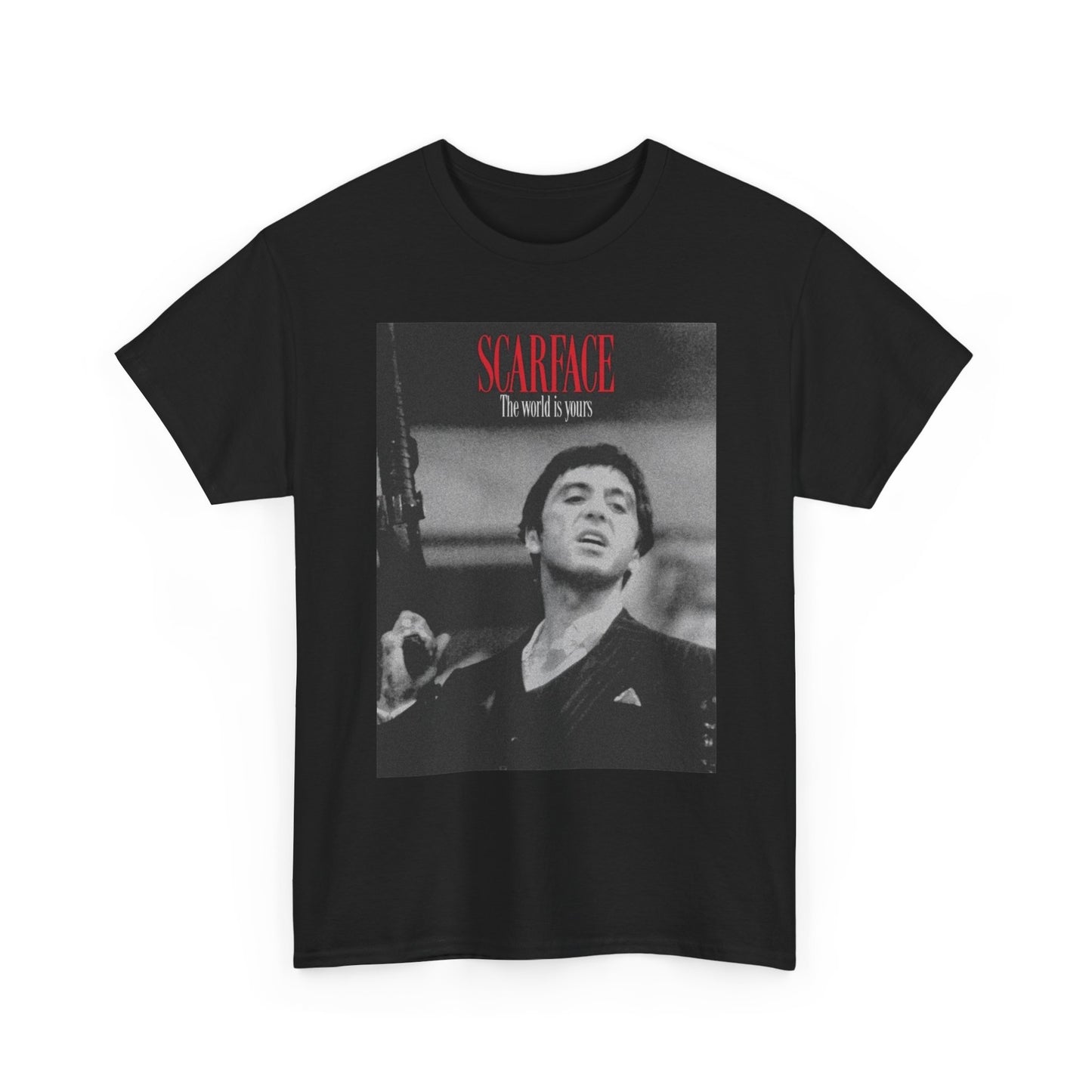 Scarface Retro Poster Graphic T Shirt S-5XL NEW Unisex Heavy Cotton Tee