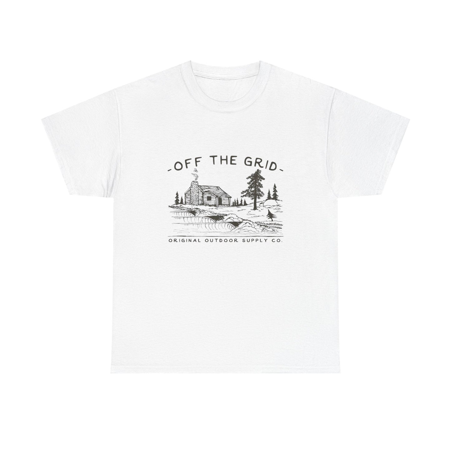 Off The Grid Graphic T Shirt Unisex Heavy Cotton Tee