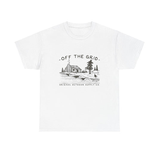 Off The Grid Graphic T Shirt Unisex Heavy Cotton Tee