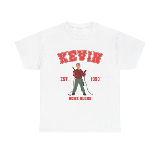 Home Alone Kevin Graphic T Shirt Vintage Movie Retro Christmas Heavy Cotton Tee