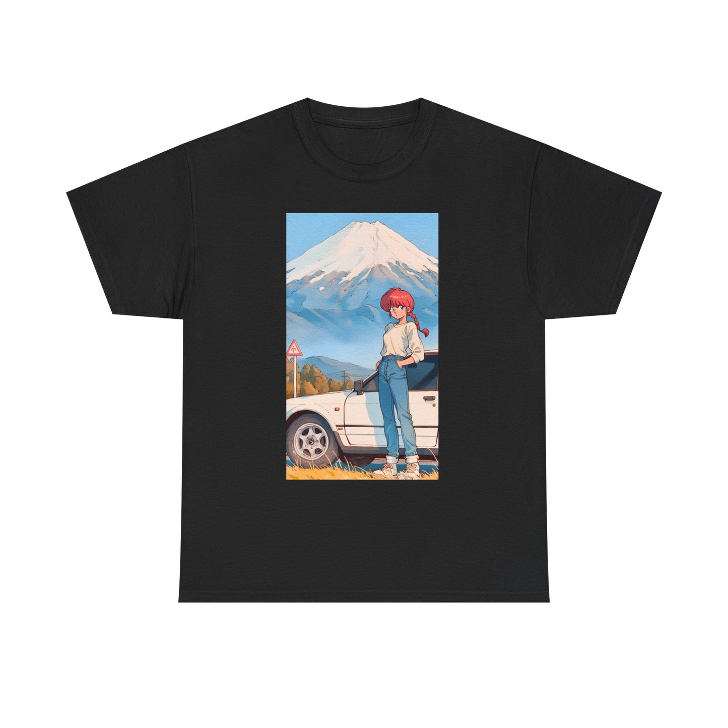 Anime JDM Car Model Graphic T Shirt Unisex Heavy Cotton Tee Gift Vintage