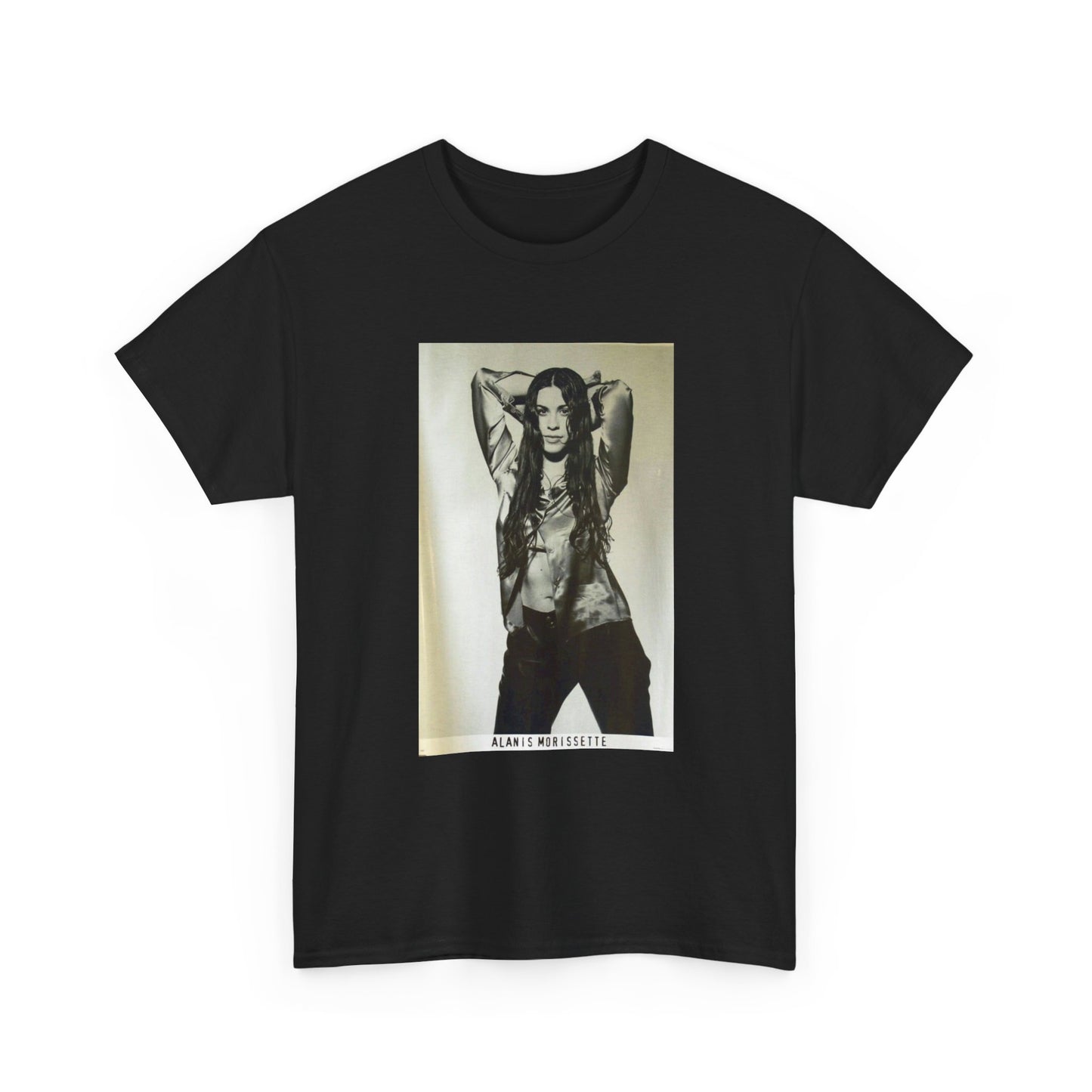 Alanis Morissette T Shirt Retro Poster Pop Rock 90s Vintage Unisex Heavy Cotton