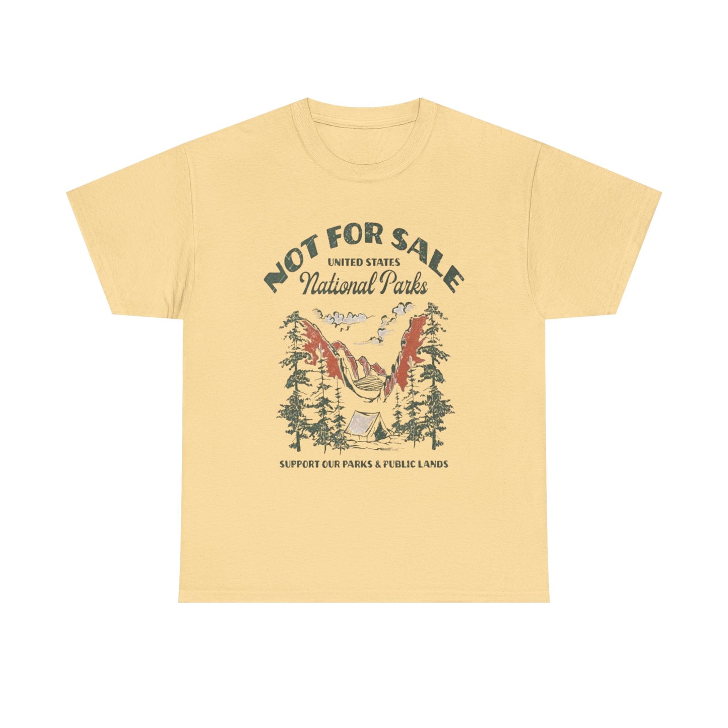National Parks Not For Sale Graphic T Shirt Unisex Heavy Cotton Tee