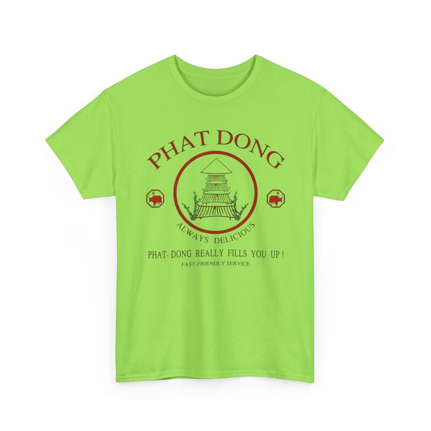Phat Dong Funny Chinese Food Graphic T-Shirt Gift NEW Jokes  Heavy Cotton Tee