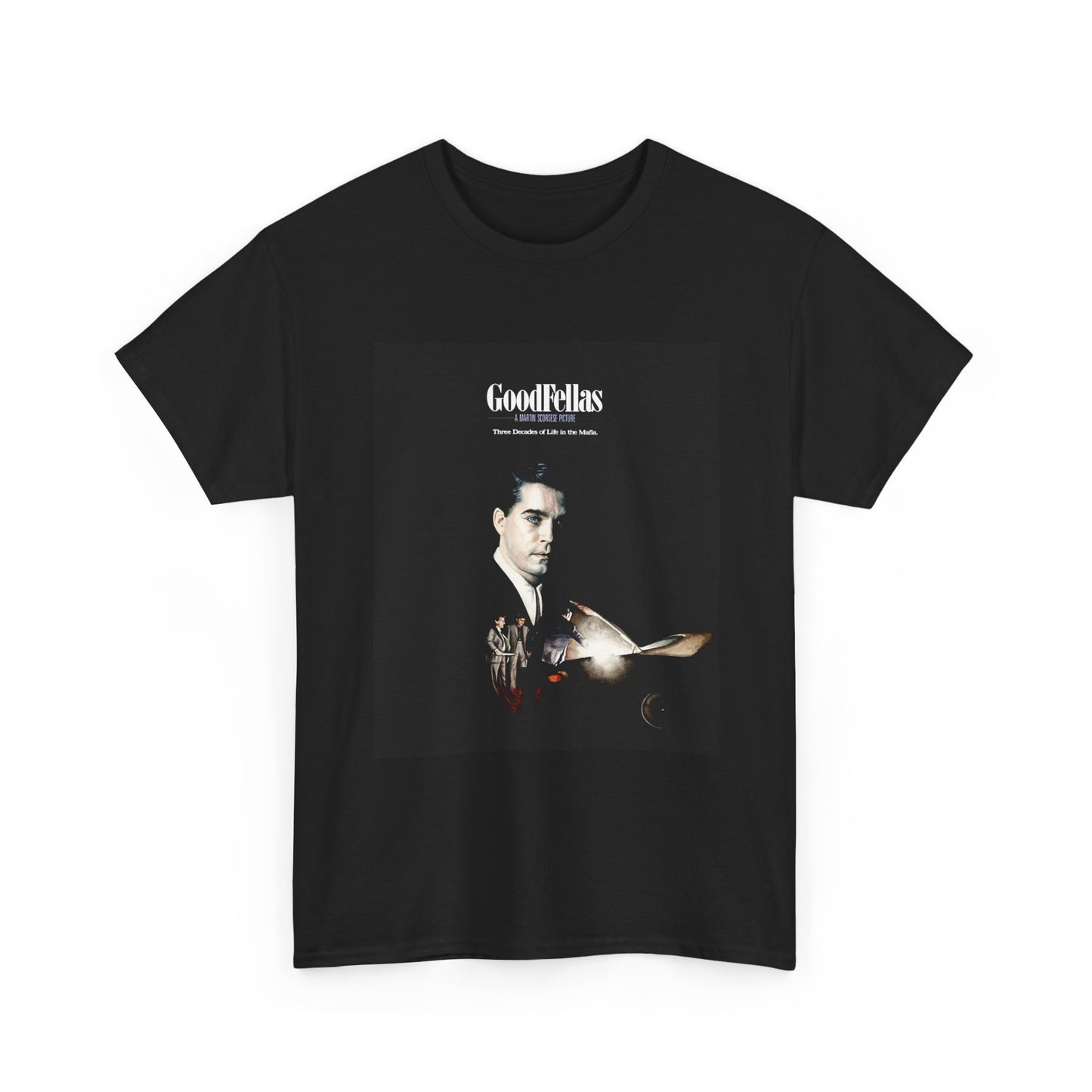 Goodfellas Tshirt Retro 90s Movie Poster Vintage Unisex Heavy Cotton Tee