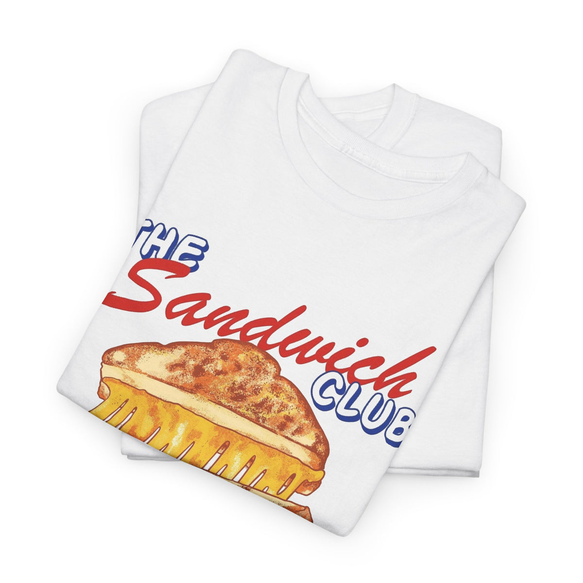 The Sandwich Club Retro Graphic T Shirt Men's Heavy Cotton Tee