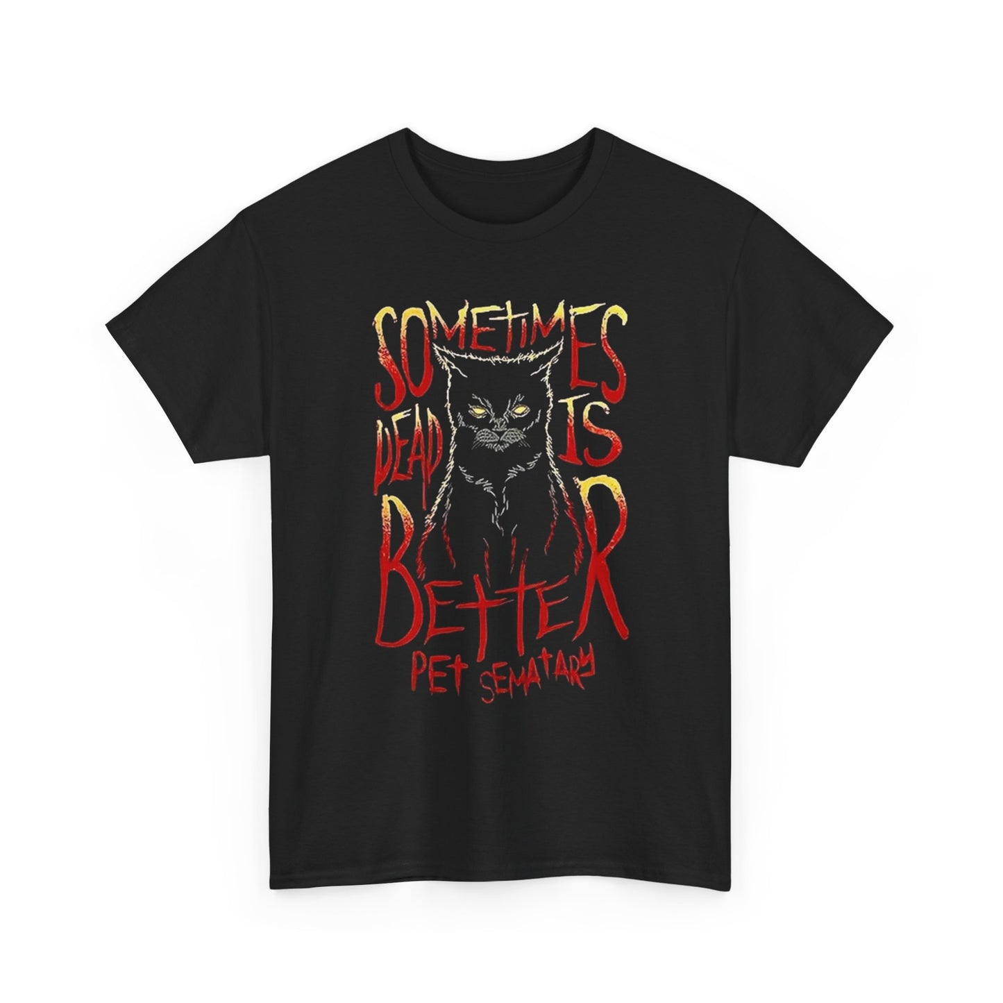 Pet Sematary Vintage Horror T Shirt Unisex Heavy Cotton Tee