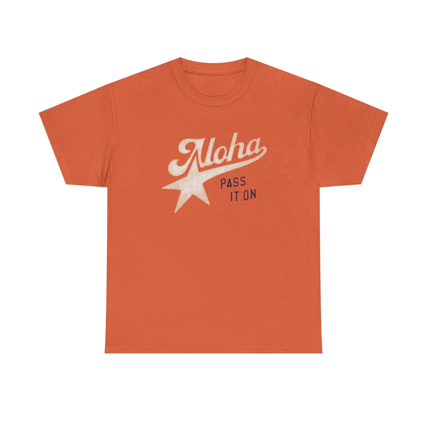 Aloha Graphic T Shirt Unisex Heavy Cotton Tee