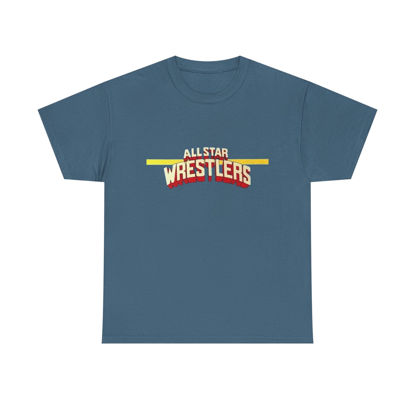 All Star Wrestlers Vintage Graphic T-Shirt Unisex Heavy Cotton Tee Gift NEW