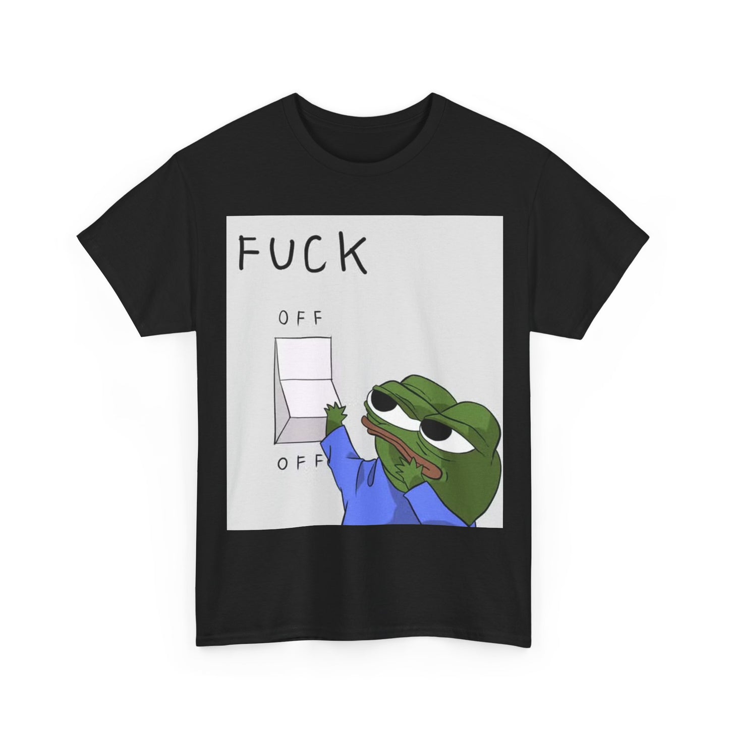 Funny Meme TShirt Retro Comedy Frog Humor Gift Dad Joke Unisex Heavy Cotton Tee