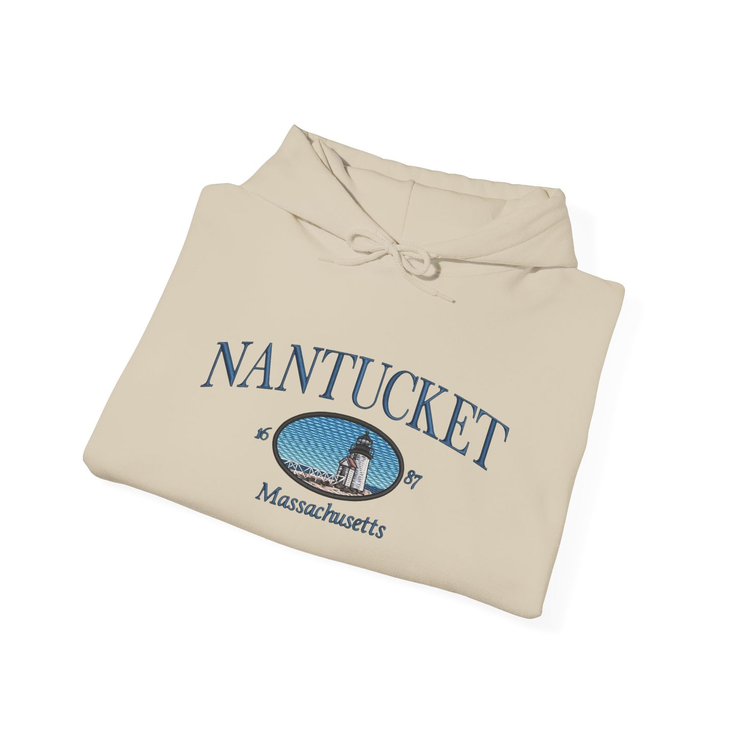 Nantucket Massachusetts Graphic Hoodie Heavy Blend Sweatshirt NEW
