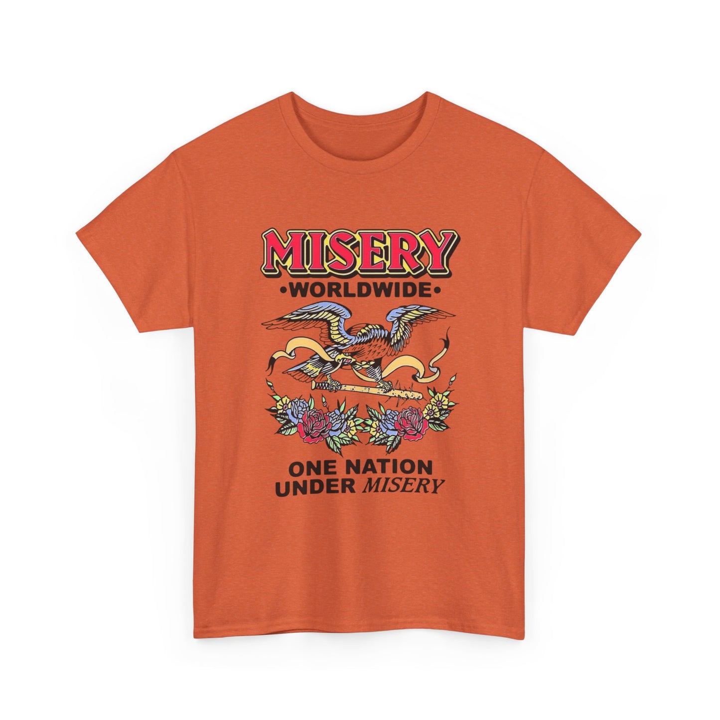Misery Worldwide Graphic T Shirt Unisex Heavy Cotton Tee