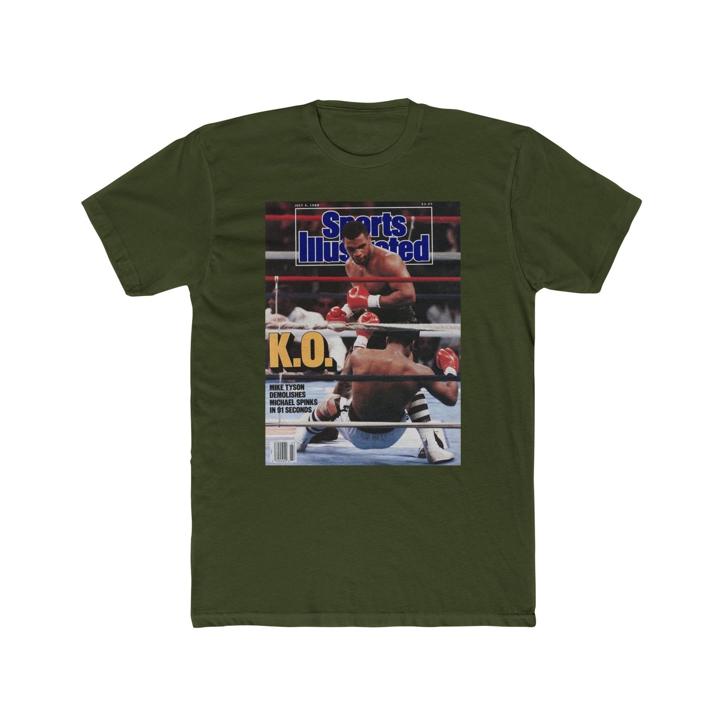 Mike Tyson Tshirt vintage New York  Men's Cotton Crew Tee boxing mma wrestling