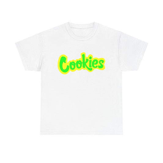 Cookies Tshirt Retro Logo Weed 420 California Unisex Heavy Cotton Tee