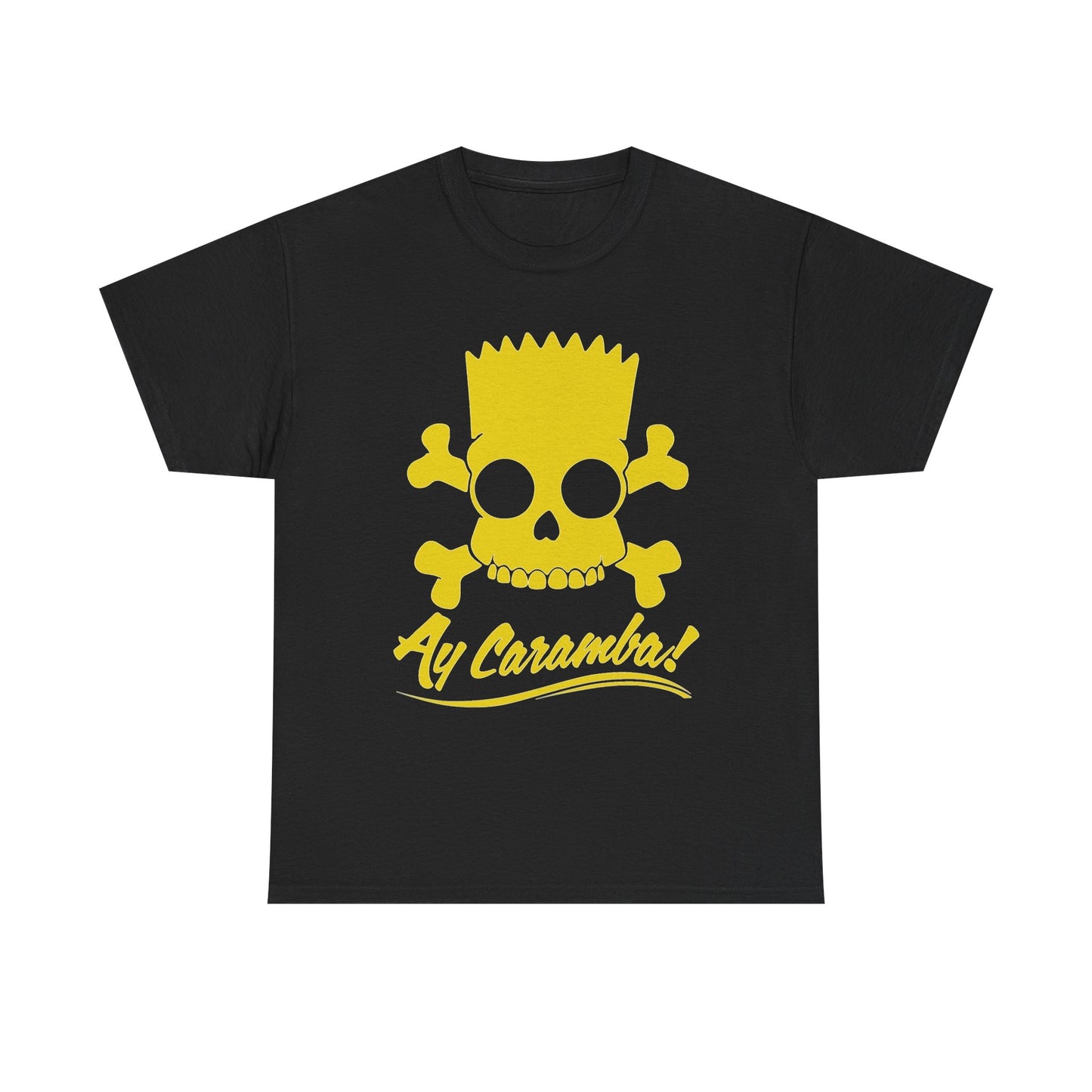 Ay Caramba Simpsons Bart Funny Graphic T Shirt NEW Unisex Heavy Cotton Tee