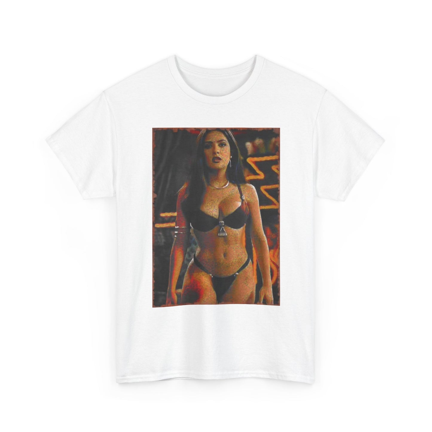 Selma Hayak Graphic T Shirt Vintage Bikini Model Unisex Heavy Cotton Tee