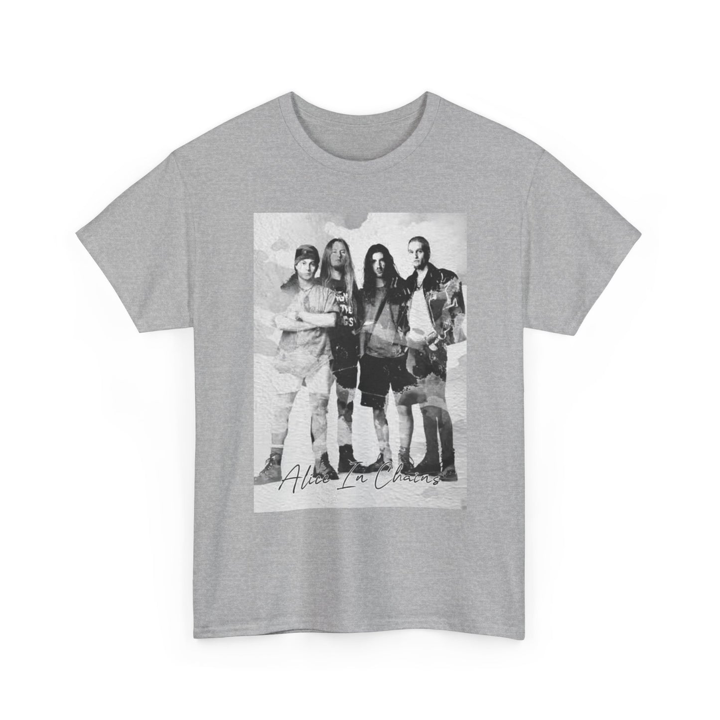 Alice In Chains Graphic T Shirt Vintage Rock Merch Retro Unisex Heavy Cotton Tee