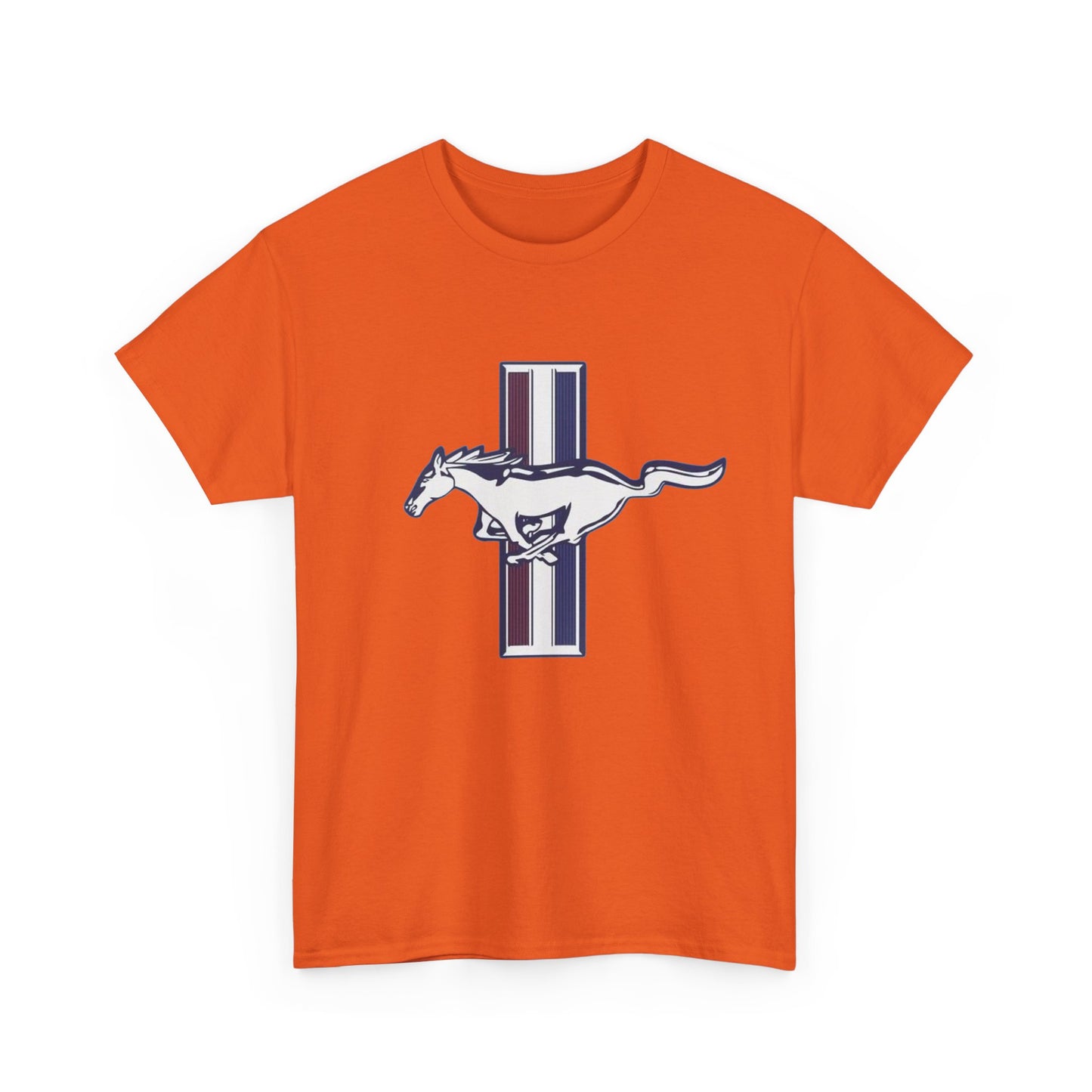 Mustang Muscle Car Graphic T Shirt Vintage Ford Unisex Heavy Cotton Tee