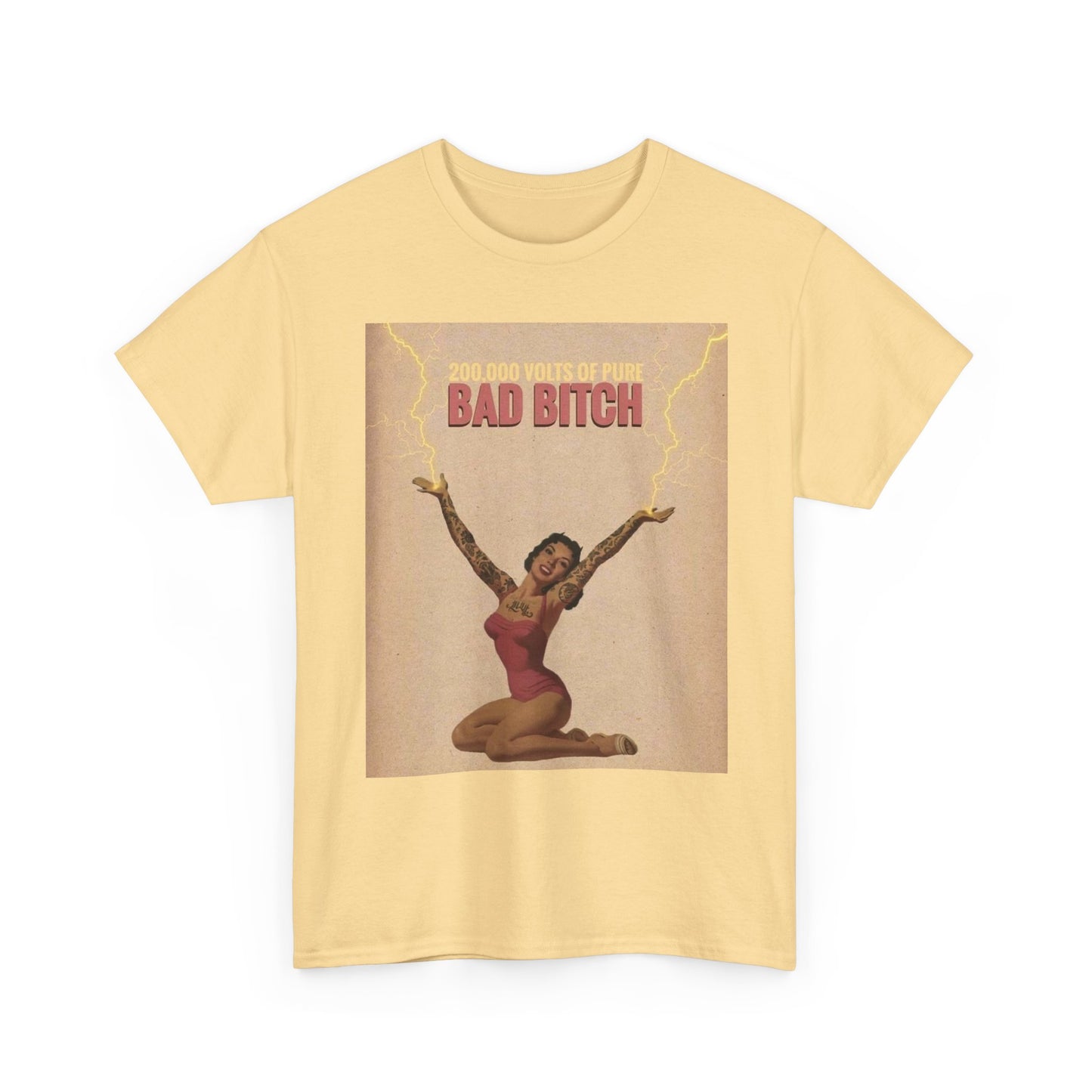 Bad Bitch Graphic T-Shirt Womens Comfy Cotton Tee NEW