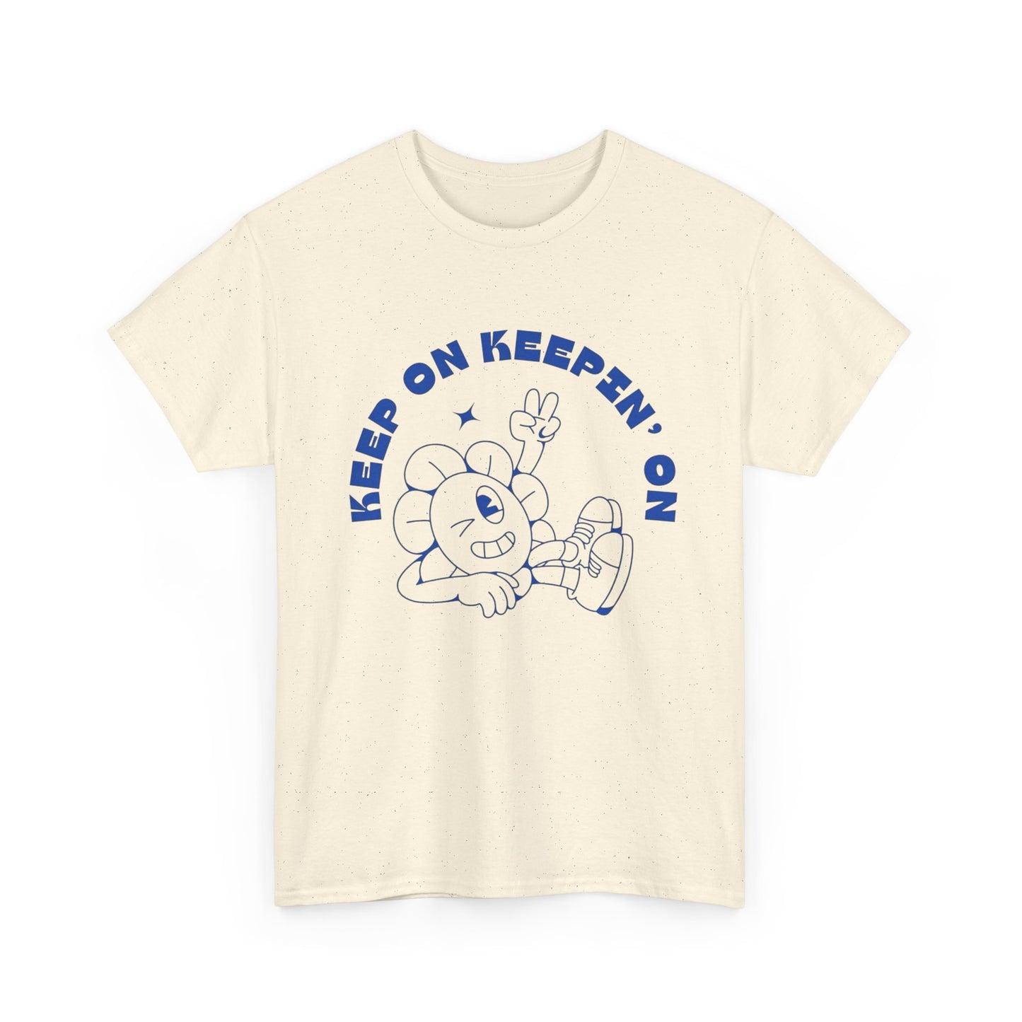 Keep On Truckin On Graphic T Shirt Unisex Heavy Cotton Tee