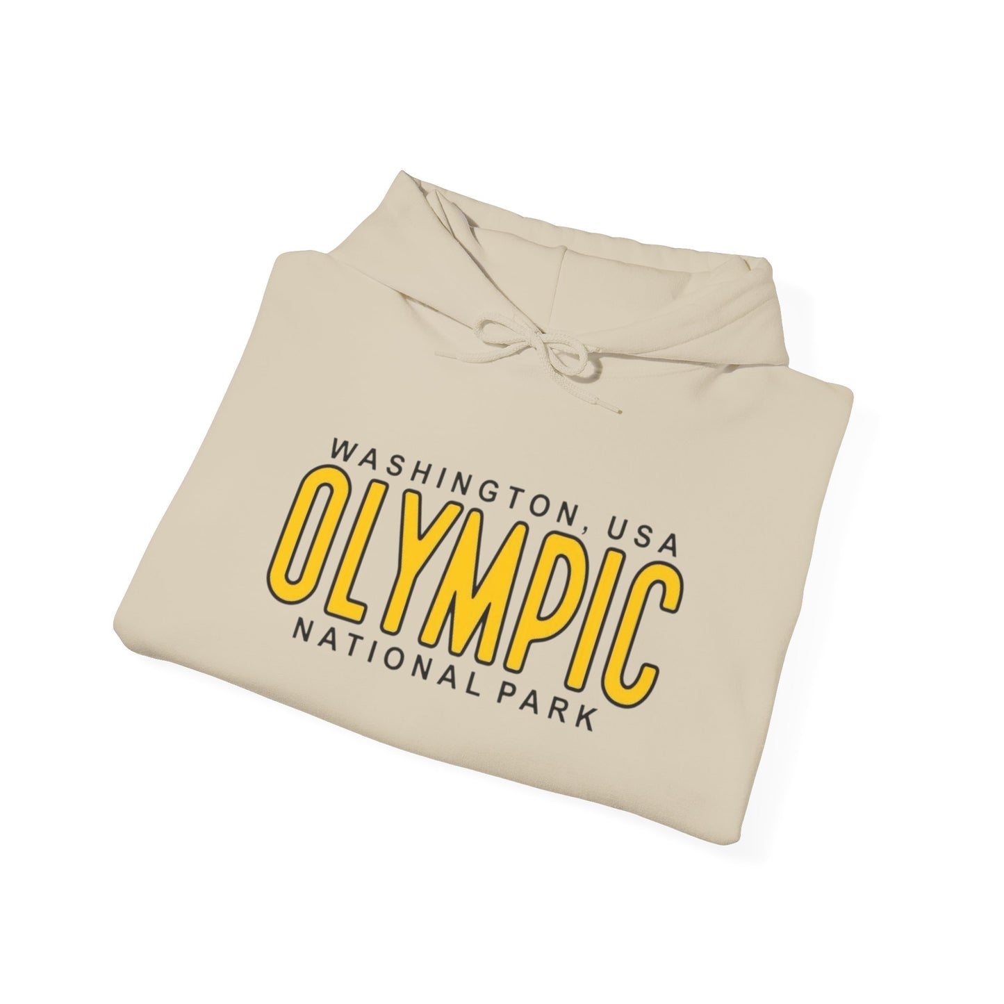 Olympic Washington National Park Graphic Hoodie NEW Heavy Hooded Sweatshirt