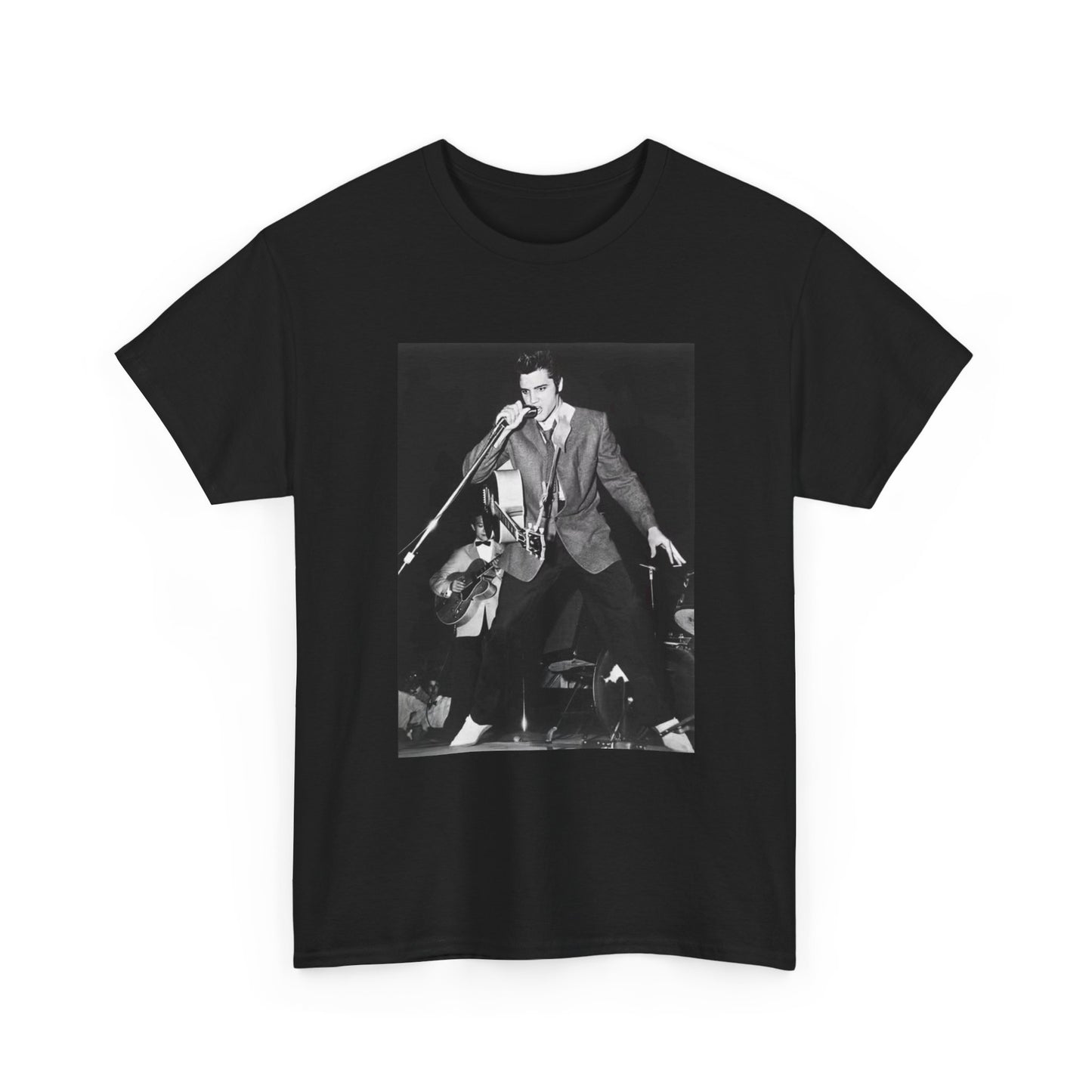 Elvis Presley T-shirt Vintage Nashville rock tour Unisex Heavy Cotton Tee