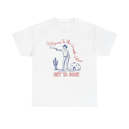 Welcome To The Smoke Show Graphic T Shirt Unisex Heavy Cotton Tee